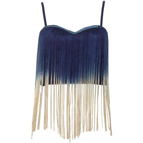 Rare London Fringe Crop Top With Concealed Zip ($16) ❤ liked on Polyvore featuring tops, shirts, crop tops, blusas, tank tops, navy, blue crop top, navy shirt, low cut crop top and fringe shirts Low Cut Crop Top, Navy Blue Crop Top, Shirts Crop Tops, Navy Crop Top, Ombre Shirt, Fringe Crop Top, Shirts Crop, Strappy Crop Top, Blue Crop Top