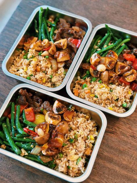 Easy Lunchbox Recipes - 4 Dishes, 40 Minutes  - Tiffy Cooks Easy Lunchbox Recipes, Chinese Takeout Recipes, Beijing Beef, Easy Lunchbox, Takeout Recipes, Easy Lunch Box Recipes, Tiffy Cooks, Lunchbox Recipes, Egg Fried Rice