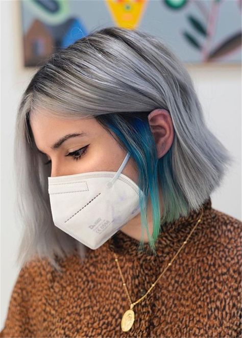 $10 off $79+, Code:PIN10 Beige Blonde Balayage, Color Block Hair, Hair Shade, Hair Colour Design, Bob Hair Color, Fine Straight Hair, Creative Hair, Unique Hair, Short Hair Color