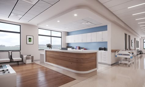 Reseption Zone Design, Waiting Room Design Medical, Medical Reception, Room Rendering, Nurse Station, Medical Clinic Design, Hospital Reception, Waiting Room Design, Healthcare Interior Design