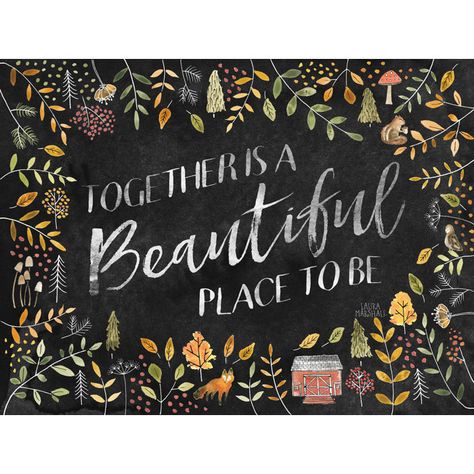 Trinx Woodland Whimsy II - Print on Canvas | Wayfair Spring Chalkboard Art, Spring Chalkboard, Woodland Whimsy, Chalk Sign, Chalk Wall, Chalkboard Drawings, Chalkboard Designs, Chalk It Up, Chalkboard Art