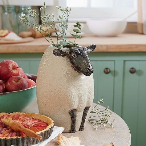 Skye Sheep Vase | Highlands Home | Rustic Homeware | Ornaments & Sculptures | Culture Vulture Culture Vulture, Island Of Skye, Ireland Culture, Gather Round, Pottery Handbuilding, Decorative Ideas, Highland Homes, Uk Images, Clay Vase