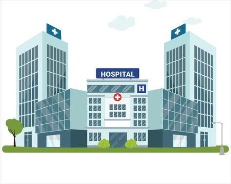 hospital building, stately and modern hospital. hospital and medication . vector Hospital Vector Illustration, Hospital Animation, Hospital Graphics, Hospital Illustration, Hospital Cartoon, Hospital Art, Hospital Games, Hospital Icon, Hospital Building