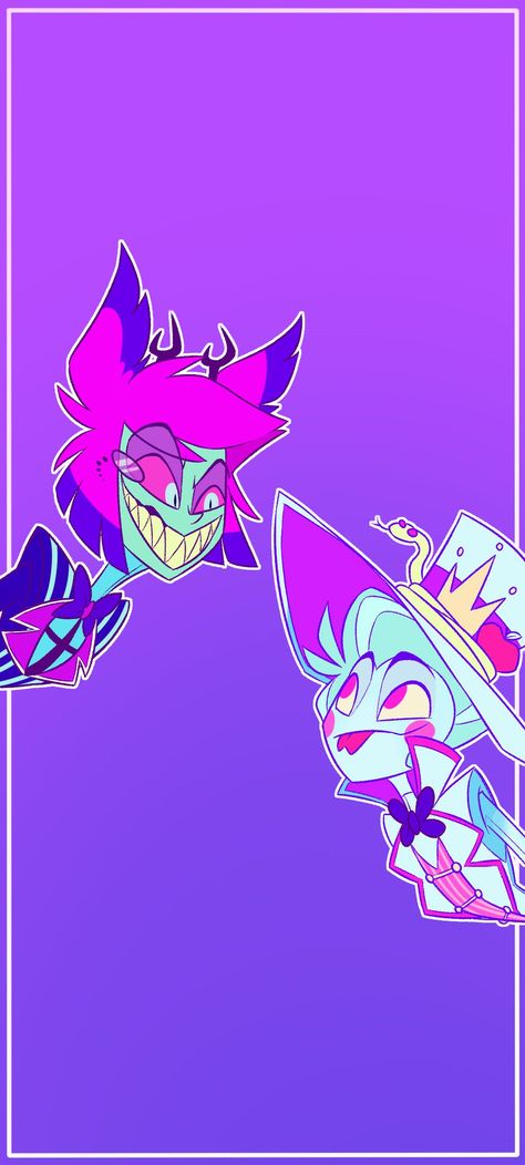 Peeking Wallpaper, Neon Alastor, Alastor And Lucifer, Boss Wallpaper, Alastor Hazbin Hotel, Neon Wallpaper, Iphone Wallpaper Themes, Pretty Wallpaper Iphone, American Horror Story