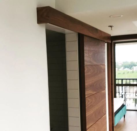 Barn Door With Hidden Track, Concealed Barn Door Hardware, Hidden Barn Door Track, Hidden Barn Door Hardware, How To Hide A Door, Barn Door Alternative, Hidden Barn Door, Concealed Barn Door, Door Alternatives