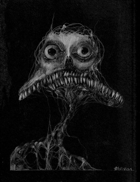 Scary Images, Dont Be Mean, Scary Drawings, Nightmares Art, Creepy Drawings, Arte Peculiar, Creepy Images, Desen Anime, Arte Obscura