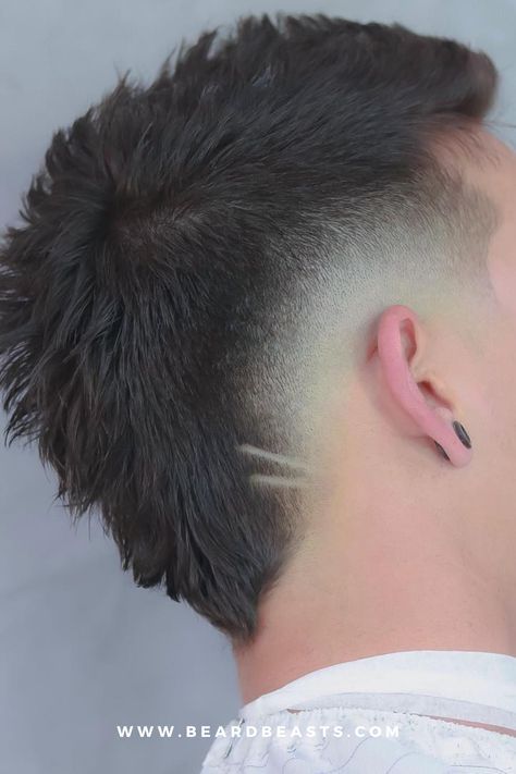 #beauty, #makeup, #skincare, #haircare Mohawk Hairstyles Men Faded Short, Mohawk Hairstyles Men Faded, Short Mohawk Fade, Burst Fade Mohawk, Mohawk Fade, Fade Mohawk, Short Hair Mohawk, Short Mohawk, Mohawk Haircut