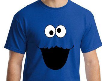 Cookie monster costume | Etsy DE Cookie Monster Shirt, Diy Costumes Men, Cookie Monster Costume, Monster Costume, Monster Costumes, Diy Cookie, Cookie Monster, Diy Costumes, Mens Costumes