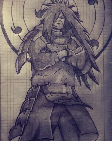 How To Draw Madara Uchiha, Madara Uchiha Sketch Drawing, Madara Sketch Art, Madara Uchiha Drawing Easy, Madara Sketches, Uchiha Madara Drawing, Madara Uchiha Sketch, Madara Uchiha Drawing, Madara Drawing