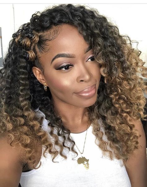 African American Braided Hairstyles, Crochet Hairstyles, Summer Braids, Curly Crochet Hair Styles, Natural Braids, Braided Ponytail Hairstyles, Pelo Afro, Protective Hairstyles Braids, Crochet Braids Hairstyles