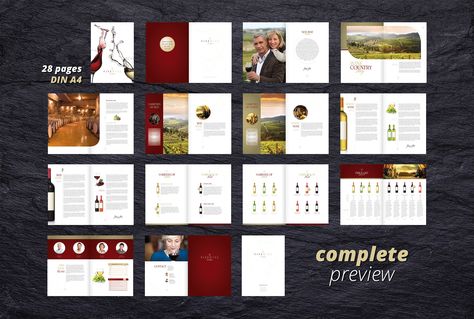 Fine Wine Vol. 1 Brochure #Adobe#InDesign#Compatible#ready Wine Brochures, Indesign Inspiration, Wine Magazine, Travel Brochure Template, Free Brochure Template, Brochure Print, Wine Sale, Pages Template, Bi Fold Brochure