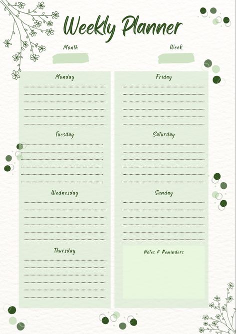 Reading Journal Printable, Weekly Planner Print, Weekly Planner Digital, Samsung Notes, Weekly Planner Free, Monthly Planner Template, Amazing Facts For Students, Weekly Planner Template, Day Planner Design