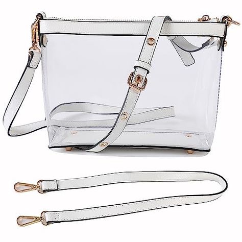 Transparent Purse, Clear Clutch, Bag Transparent, Clear Purses, Soft Leather Handbags, Festival Concert, Clear Bags, 3 In 1, Zipper Bags