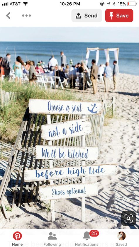 Beach Favors, Beach Wedding Signs, House Reception, Beach Wedding Decorations Reception, Anchor Wedding, Creative Wedding Favors, Inexpensive Wedding Favors, Wood Wedding Signs, Beach Wedding Inspiration