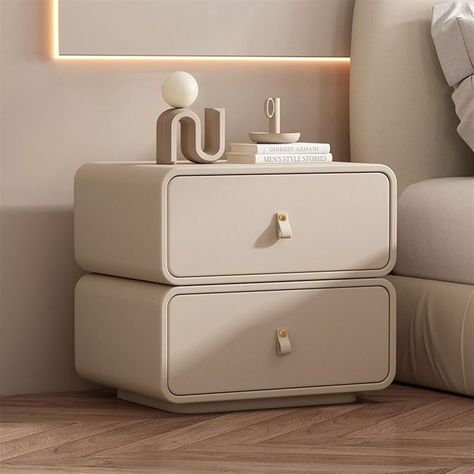 PRICES MAY VARY. 2 2 2 22 22 Add a touch of contemporary elegance to your bedroom with the modern design of our Nightstand. Material: solid woodPackage includes: 1* Bedside TableSize:45x40x48cm/17.7x15.7x18.9in50x40x48cm/19.7x15.7x18.9inStay organized with the practical storage solutions provided by our Side Table. With ample space to store your bedside essentials, including books, electronics, or personal items, you can keep your bedroom neat and clutter-free for a peaceful and restful environm Contemporary Side Table Bedroom, Bed Side Table With Storage, Stone Nightstand Bedroom, Side Table Designs For Bedroom, Colored Nightstand Bedroom, Comode Bedroom Modern, Bed Side Table Design Modern, Modern Nightstand Decor, Side Tables Bedroom Modern Luxury