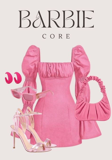 25 Barbie Outfits To Wear To The Barbie Movie 2023 # Barbie Inspiration Outfit, Barbie Movies Outfits, Barbie Inspired Outfits Pink, Barbie Girl Outfit, Barbie Outfits Aesthetic, Barbie Dinner, Barbie Movie Outfits, Barbie Inspired Outfits, Barbie Movie 2023