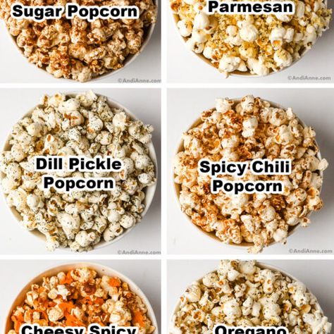 Seasonings For Popcorn, Popcorn Salt Recipes, Popcorn Topping Recipes, Air Popped Popcorn Seasoning, How To Make Flavored Popcorn, Sweet And Salty Popcorn Recipes, Best Popcorn Seasoning, Popcorn Seasoning Recipes Diy, How To Make Sweet Popcorn