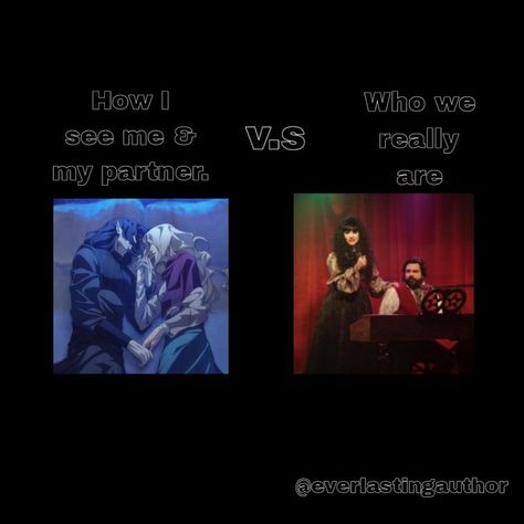 Me and my partner could be both. Anyway the first image is Dracula and Lisa from Castlevania. Second image is Lazlo and Nadja from What We Do In The Shadows. Dracula X Lisa, Lazlo And Nadja, Dracula And Lisa, Castlevania Poster, In The Shadows, My Partner, The Shadows, One Image, Dracula