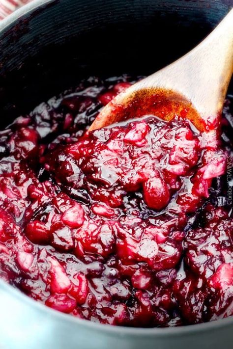 Cranberry Sauce Slow Cooker, Holiday Crockpot, Best Cranberry Sauce, Pineapple Sauce, Cranberry Relish, Carlsbad Cravings, Cranberry Sauce Recipe, Vegan Thanksgiving Recipes, Cranberry Sauce Homemade