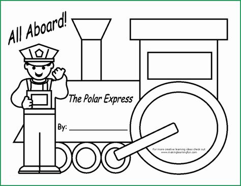 25+ Elegant Picture of Polar Express Coloring Pages - entitlementtrap.com Polar Express Coloring Pages, Polar Express Crafts, Polar Express Book, Polar Express Activities, Polar Express Bell, Polar Bear Coloring Page, Polar Express Movie, Train Template, Christmas Picture Books