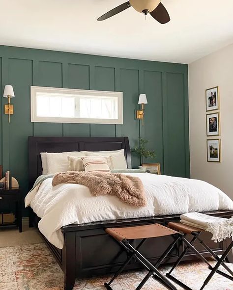 Sw Rocky River Paint, Succulent Sherwin Williams Bedroom, Sw Parisian Patina, Green Accent Wall Bedroom Paint Color, River Way Sherwin Williams, Willow Leaf Sherwin Williams, Rocky River Sherwin Williams Cabinets, Sw Rocky River, Rocky River Paint