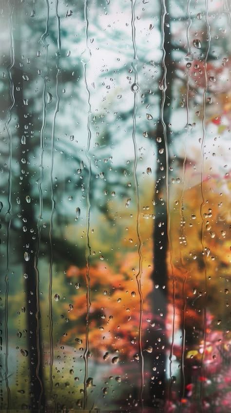 Outside Looking In, Tulip Iphone Wallpaper, Rain Phone Wallpaper, Fall Rain Aesthetic, Fall Nature Aesthetic, Rain Wallpaper Iphone, Rain Iphone Wallpaper, Iphone Wallpaper Rain, Rain Aesthetic Wallpaper