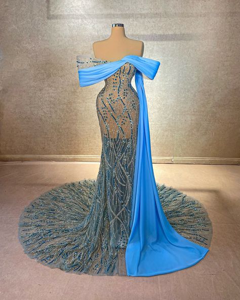 Goddess Exclusive, Sea Dress, Dream Dresses, Fantasy Gowns, Gala Dresses, Glam Dresses, Dress Blue, Dream Dress, Gorgeous Dresses