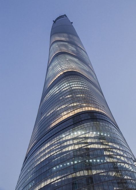 Shanghai Tower, Modern Architecture Design, Skyscraper Architecture, Tower Design, Changsha, Amazing Buildings, High Rise Building, Futuristic Architecture, Facade Design