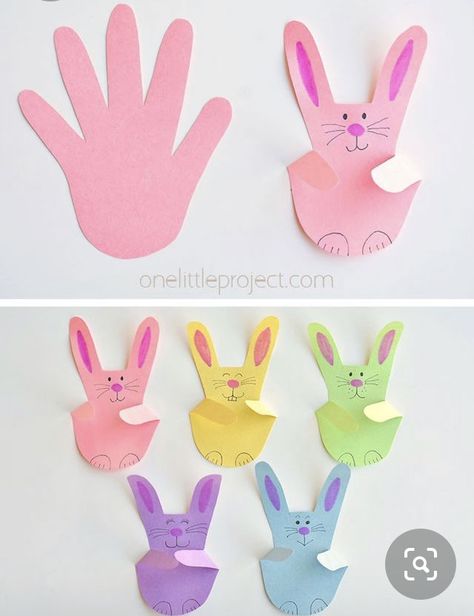 Preschool Easter Craft, Påskeaktiviteter For Barn, Easter Bunny Craft, Preschool Easter, Easter Crafts Preschool, Bunny Craft, Easter Preschool, Easter Bunny Crafts, Bows Diy