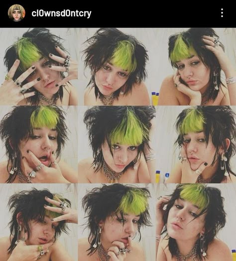 Short Grunge Hair, Dyed Hair Inspiration, Hair Inspiration Short, Punk Hair, Hair Tattoos, Funky Hairstyles, Edgy Hair, Alternative Hair, Hair Reference