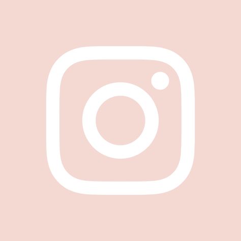 Light Pink App Icons Instagram, Light Pink Social Media Icons, Logo Instagram Aesthetic, Instagram Icons Aesthetic, Icon Rosa, Pastel Pink Icons:), App Store Icon, Icons Pink, Logo Instagram