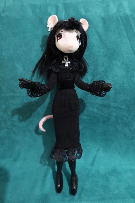 Doll Plushies, Gothic Dolls, Ooak Art Doll, Arte Inspo, Doll Repaint, Pretty Dolls, Ooak Dolls, Custom Dolls, Doll Face