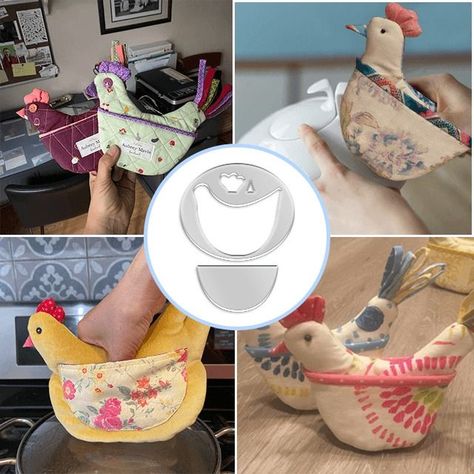 Hot Sale 49% OFF🔥Cute Chicken Pot Holder-With Instruction | art, hand, chicken meat | ✨🐓Practical and beautiful chicken pot holder - not only protect your hands, but also a perfect work of art. Get it now 👇https://cutt.ly/kwtyOkg3 | By Etherealx Chicken Pot Holder, Fabric Elephant, Kitchen Pots, 3d Fabric, Fondue Pot, Household Sewing, Cute Chicken, Beautiful Chickens, Colorful Elephant