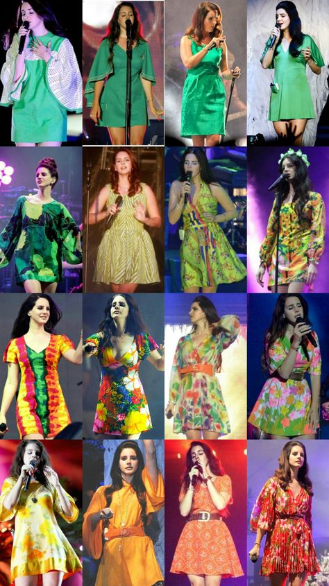 Lana Del Rey Lana Del Ray Style, Ldr Paradise, Lana Del Rey Tour, Lana Del Rey Outfits, Lana Dress, Lana Del Rey Vinyl, Elizabeth Grant, Tour Outfits, Brooklyn Baby