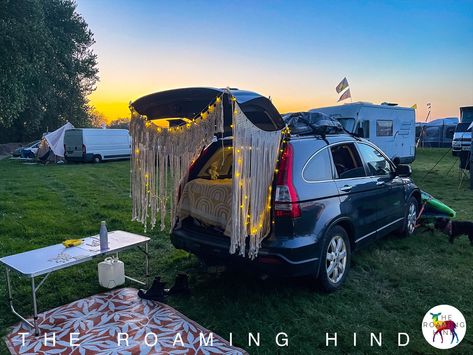 Car Camping, Honda CRV no build Car Camping Setup Ideas, Suv Car Camping, Crv Camping, Toyota Kluger, Car Conversion, Hiking Ideas, Suv Camping, Camping Set Up, Popup Camper