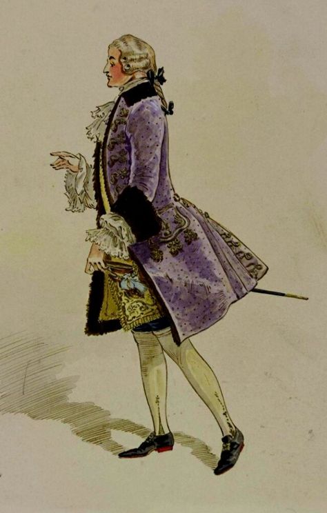 1700s Male Fashion, Rococo Male Fashion, Rococo Fashion Aesthetic, Rococo Mens Fashion, Rococo Fashion 18th Century, Rocco Fashion, Rococo Men, French Revolution Fashion, Costume Design Sketch