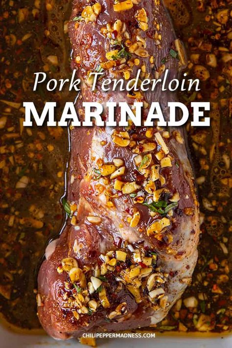 Pork Marinade Recipes, Easy Pork Tenderloin Recipes, Tenderloin Marinade, Grilled Pork Tenderloin Recipes, Pork Tenderloin Marinade, Easy Pork Tenderloin, Baked Pork Tenderloin, Cooking Pork Tenderloin, Pork Loin Roast Recipes