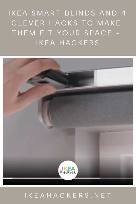 While IKEA Smart Blinds offer a host of benefits, they might not perfectly match the dimensions of your windows. Here’s how to shorten or lengthen IKEA electric blinds. Ikea Roller Blind Hack, Blind Ideas For Windows, Ikea Roller Blind, Shower Windows Ideas, Blinds For Large Windows, Waterproof Blinds, Ikea Blinds, Easy Diy Home Projects, Smart Blinds