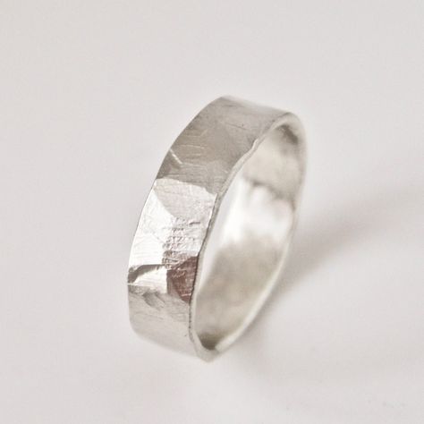 Hammered Ring Men, Rustic Wedding Band, Simple Ring Band, Silver Hammered Ring, Hammered Wedding Rings, Rustic Wedding Bands, Hammered Gold Ring, Unique Silver Rings, Hammered Jewelry