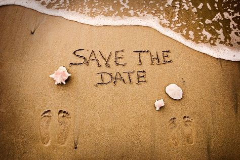 Cool Destination Wedding Save the Date Ideas & Etiquette Destination Wedding Save The Date Ideas, Destination Bridesmaid Dresses, Save The Date Etiquette, Wedding Save The Date Ideas, Save The Date Beach, Destination Wedding Save The Date, Save The Date Ideas, Buffet Dessert, Unique Destination Wedding