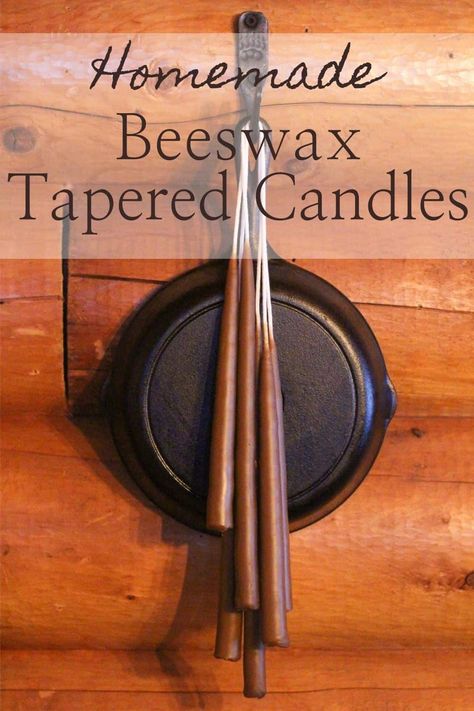 How to Make Dipped Beeswax Candles - Rosehips & Honey Diy Dipped Candles, How To Make Taper Candles, Diy Taper Candles, Birthday Candles Diy, Beeswax Recipes, Tapper Candles, Dipped Candles, Beeswax Candles Diy, Hand Dipped Candles