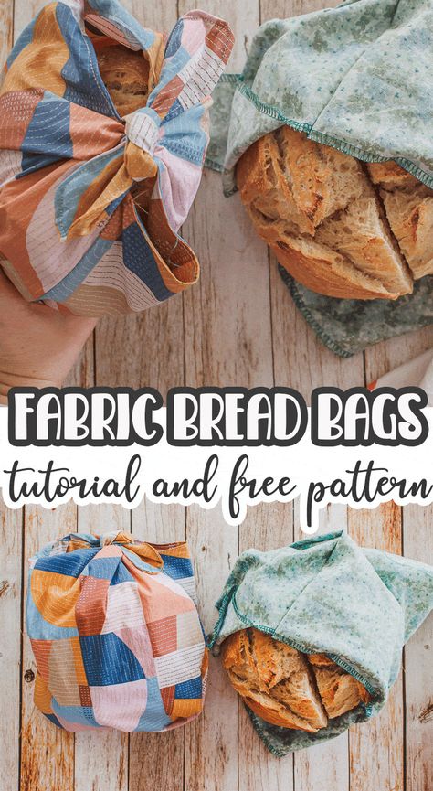 Sew adorable fabric bread bags with this sewing tutorial and free template. Perfect for gifting or storage of bread, especially sourdough. Easy sewing template and tutorial for fabric bread bags. Linen Bread Bag, Bag Sewing Tutorial, How To Store Bread, Bread Bag, Sewing Templates, Bread Storage, Bag Pattern Free, Bread Bags, Bag Sewing