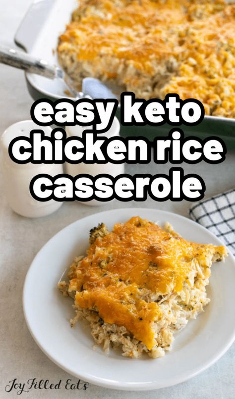 Keto Chicken Fried Rice, Low Carb Chicken And Rice, Keto Chicken And Rice, Keto Meats, Low Carb Casserole, Keto Mashed Cauliflower, Keto Favorites, Ketogenic Meals, Thm Dinner