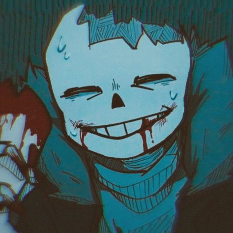 Undertale Au Pfp, Sans Pfp Undertale, Horrortale Fanart, Horror Sans Pfp, Horror Sans Fanart, Sans Pfp, Horrortale Sans, Fresh Sans, Sans E Frisk