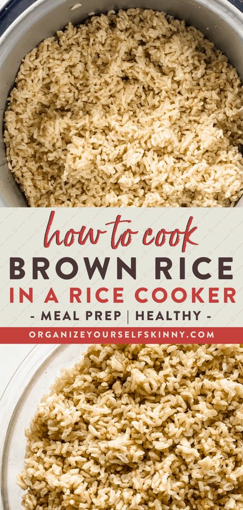 Brown Rice In Rice Cooker, Crockpot Brown Rice, Freeze Rice, Fluffy Brown Rice, Best Brown Rice, Chicken Broth Rice, Rice In Rice Cooker, Rice In Crockpot, Rice In A Rice Cooker