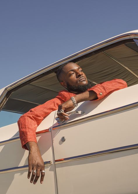 Photo of man with his arm out of window looking out Retro Car Photoshoot Men, Retro Car Photography, Man Car Photoshoot, Vintage Car Photoshoot Men, Lounging Photoshoot, Car Posing Photo Ideas, Photoshoot With Car Men, Vehicle Photoshoot, Car Photography Poses