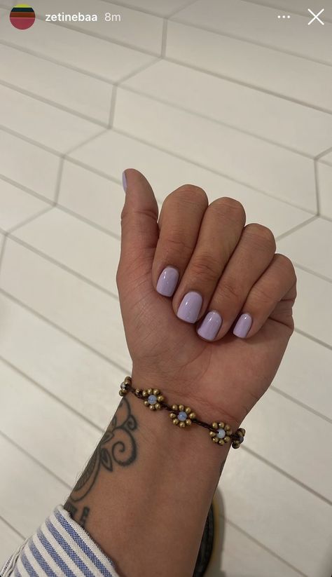 Purple Overlay Nails, Nub Nails, Calm Nails, Manicure Hands, Girl Maintenance, Structured Manicure, Drippy Nails, Nails After Acrylics, Simple Glam