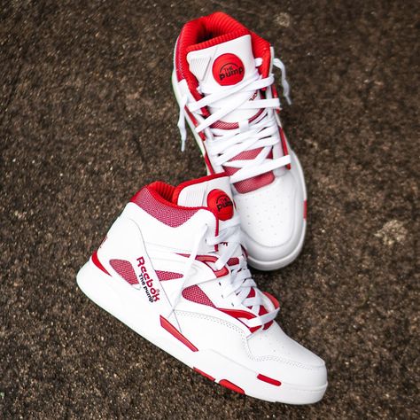 Reebok Pump, Reebok Logo, Sports Day, Reebok Classic, Unique Styles, Red Fashion, Lace Closure, Saucony Sneaker, Nice Shoes