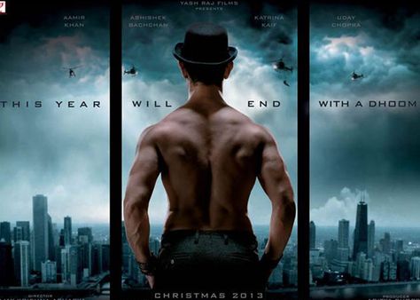 Revealed: Aamir Khan's Dhoom 3 body http://movies.ndtv.com/bollywood/revealed-aamir-khan-s-dhoom-3-body-405686 Dhoom 3, Amir Khan, Aamir Khan, 3 Movie, The Movie, This Year