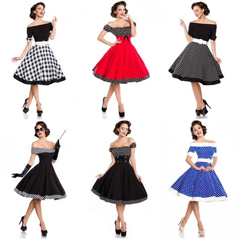 1950 Poodle Skirt Outfits, 50 Dresses Vintage 1950s, Outfits From The 50s, 1950s Party Outfit, Ropa Retro 80s, 50's Outfits 1950s, 1950's Outfits, 50s Party Outfit, 50’s Outfits